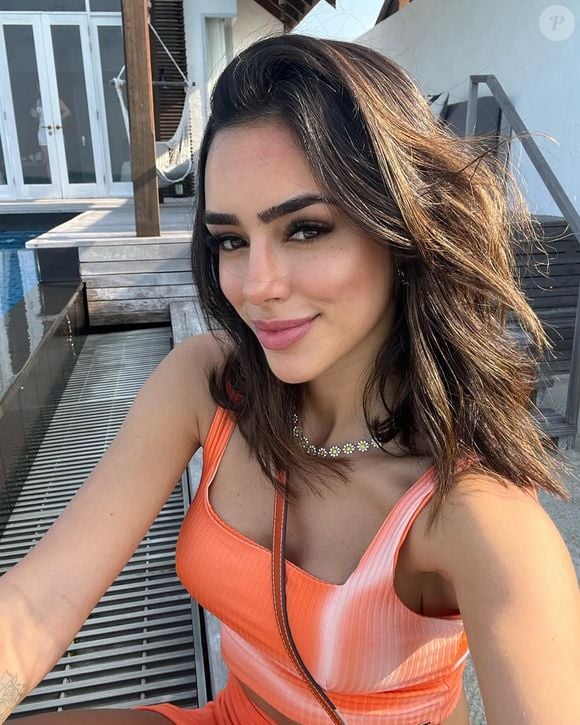Bruna Biancardi também fazia extensão de cílios