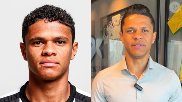 Antes e depois de Douglas Santos: jogador trocou o cabelo cacheado pelo liso, mas o visual não teve tantas mudanças com o tempo