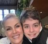 Ana Hickmann é mãe de Alezinho (11), do relacionamento anterior com Alexandre Correa.