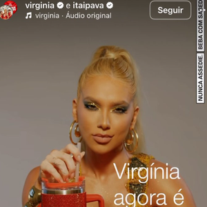 Post de Virginia Fonseca que informar a us aligação com a marca Itaipava