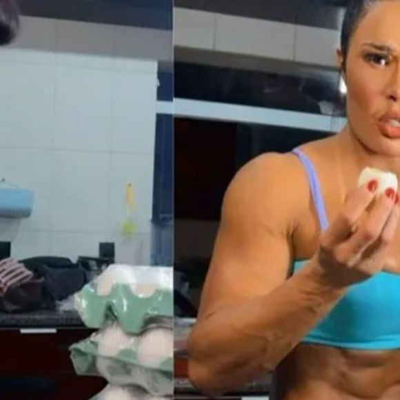 Musa fitness, Gracyanne Barbosa come 40 ovos por dia em sua dieta super restrita