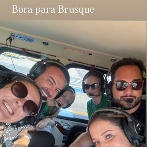 Destino de Ticiane Pinheiro foi Brusque, em Santa Catarina
