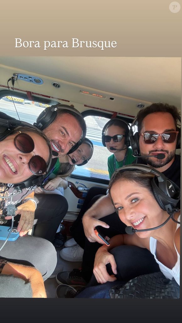 Destino de Ticiane Pinheiro foi Brusque, em Santa Catarina