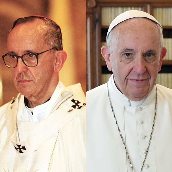 Antes e depois do Papa Francisco: veja como o pontífice mudou ao longo da vida em 50 fotos raras