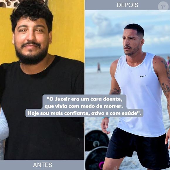 Veja o antes e depois em 21 fotos chocantes de Juceir Jr., finalista do reality “Estrela da Casa”, da TV Globo, que transformou o corpo e a vida!