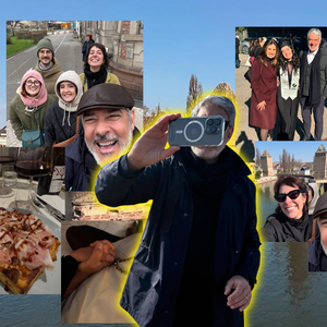 Nada de terno! William Bonner surge de boina e com look de inverno em viagem à França com esposa e filhos; veja fotos da família