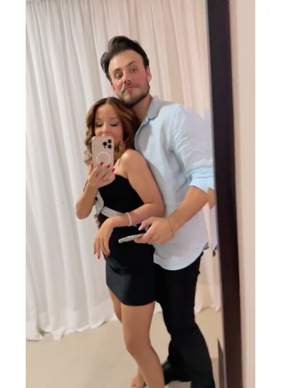 Já Maiara surgiu coladinha com o cantor sertanejo ao som de Victor e Leo em um vídeo