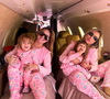 A aeronave particular da influenciadora tem cabine personalizada e interior pensado para viagens com a família