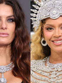Luxuosa! Com colar de R$ 250 milhões usado por Beyoncé no MET Gala 2026, Isabeli Fontana rouba a cena no baile da amfAR em Cannes; veja fotos