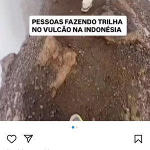 Filho de Malu Mader diz que pessoas que participam da trilha no vulcão indonésio se colocam em risco: ‘Buscam tanto a morte trágica que uma hora a morte trágica vem’