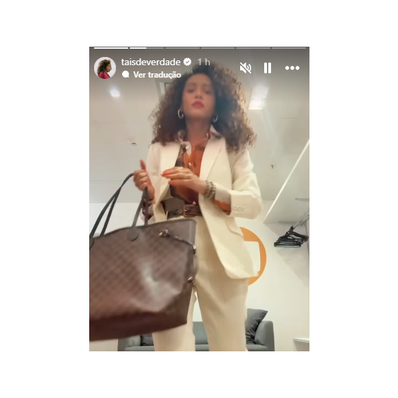 Taís Araújo publicou, no Instagram, a transformação de Raquel nos próximos capítulos de 'Vale Tudo'