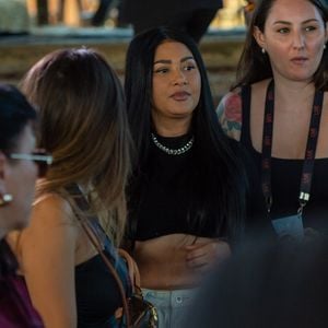 Apesar da presença de Sandy, Simaria atraiu todas as atenções ao chegar no show de Chitãozinho & Xororó