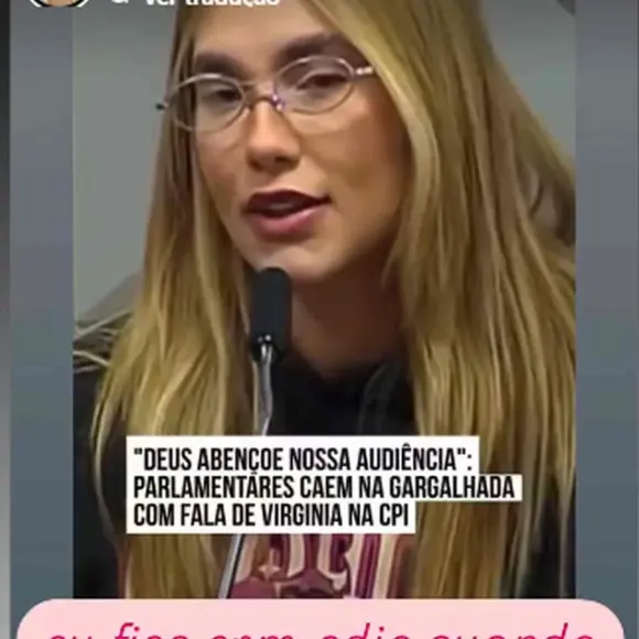 Luana Piovani sobre Virgínia Fonseca: ‘Que o ‘karma’ da desgraça que ela vende inunde a vida dela’