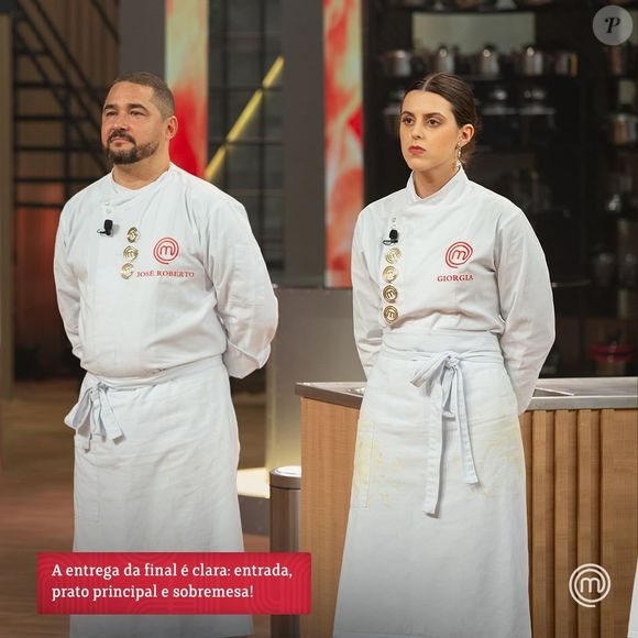 'Masterchef Brasil 2024': No desafio final, José Roberto e Giorgia precisaram apresentar entrada, prato principal e sobremesa, em uma disputa que testou técnica e ousadia
