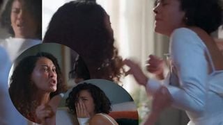 FINALMENTE! Raquel desmascara Maria de Fátima, chama a filha de 'prostituta' e rasga vestido de noiva em 'Vale Tudo'; web reage: 'Cenão chocante'