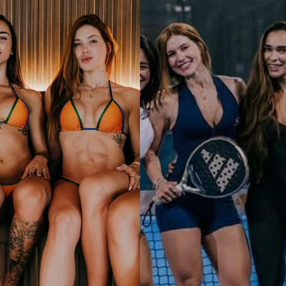 De treino juntos a biquíni iguais: Virgínia Fonseca e Tainá Militão não se desgrudam em Madrid e viraram 'melhores amigas'