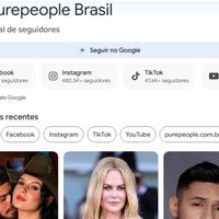 Conheça o novo perfil do Purepeople e acompanhe notícias de famosos no seu feed