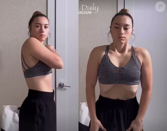 Sofia Liberato, filha do saudoso apresentador Gugu, exibe como faz a técnica