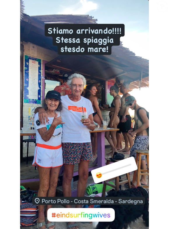 Casada com um homem 30 anos mais jovem, Mariuccia tem a companhia do amado para seguir uma vida saudável e feliz