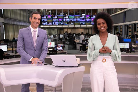 César Tralli entrou na vaga de Maria Júlia Coutinho no 'Jornal Hoje' em 2021