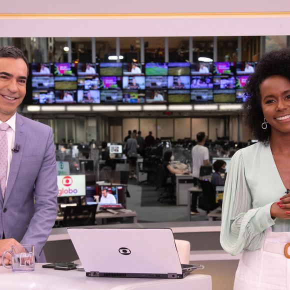 César Tralli entrou na vaga de Maria Júlia Coutinho no 'Jornal Hoje' em 2021