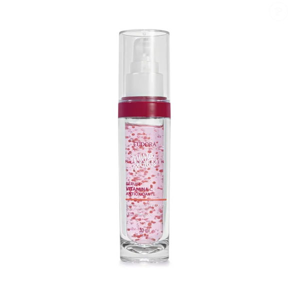Sérum Antioxidante Vitamina C Niina Skin (Eudora) - 30ml | R$ 124,90 - com uma proposta moderna e tecnológica, esse sérum combina 8% de vitamina C com microesferas antioxidantes para potencializar os resultados na pele
