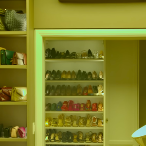 Este é o closet de Taís Araújo e Lázaro Ramos, repleto de looks, tênis e bolsas valiosas