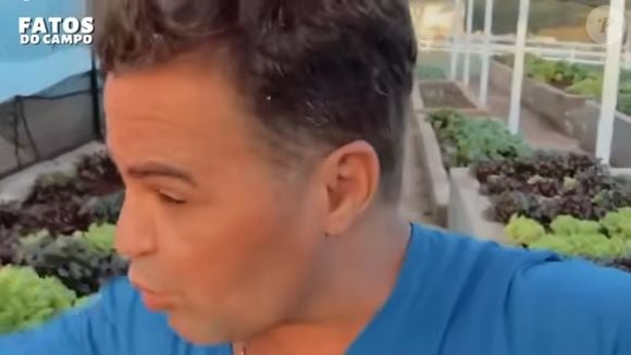 Eduardo Costa já exibiu uma das hortas que reúne em suas fazendas