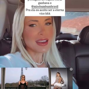 Andressa Urach ainda disse que Virgínia teria a copiado em um look onde posou com uma saia curta e bota de cano alto branca