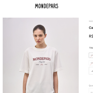 A atriz usava uma camiseta da marca de sua amiga Sasha Meneghel, a Mondepars. A peça, uma camiseta oversize da coleção “Flagship”, custa R$ 350 segundo o site oficial da marca