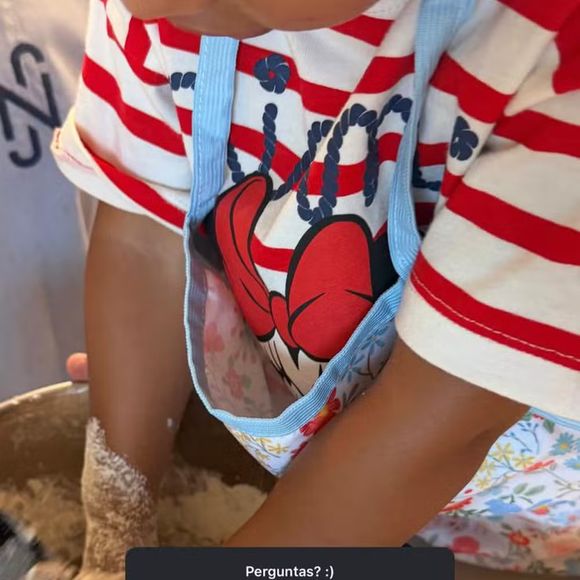 "Ela já fez xixi no vaso sanitário algumas vezes", disse Bruna Biancardi sobre Mavie