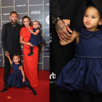 Neymar usa relógio de R$ 2 milhões; Bruna Biancardi aposta em vestido vermelho com recortes e filhas roubam a cena em leilão beneficente; veja fotos!
