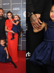 Neymar usa relógio de R$ 2 milhões; Bruna Biancardi aposta em vestido vermelho com recortes e filhas roubam a cena em leilão beneficente; veja fotos!
