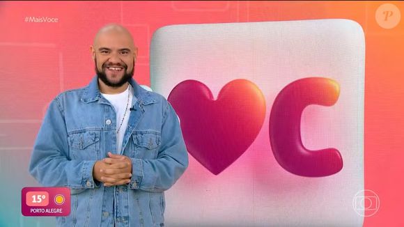Gominho no 'Mais Você': apresentador afastou supostas polêmicas com a família de Preta Gil, e a atriz Carolina Dieckmmann.