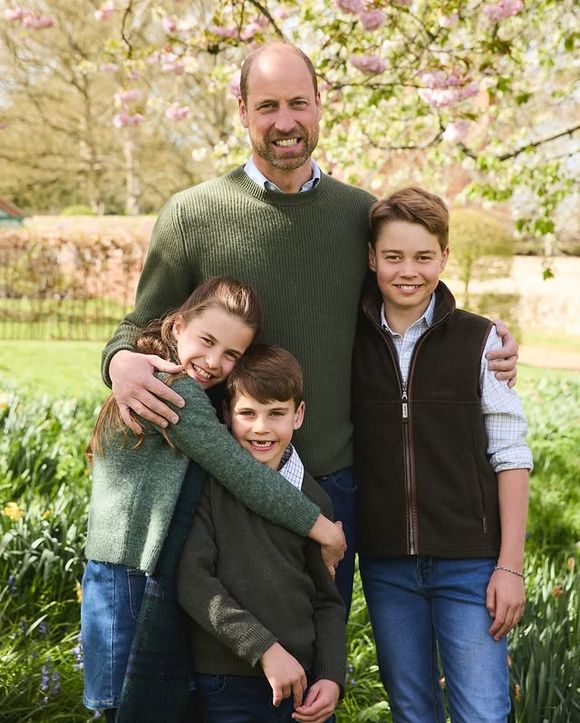 Príncipe William e Kate Middleton são pais de George, de 12 anos, Charlotte, de 10, e Louis, de 7