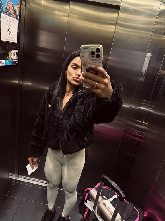 Mulher de Ramon Dino, Vitória Viana participa como palestrante do Mr. Olympia Brasil, que começa nesta sexta-feira (17)