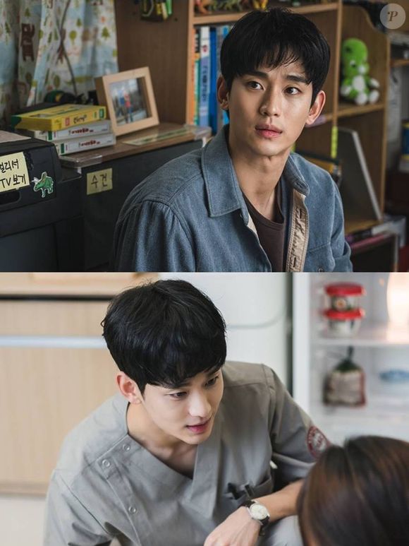Já em 2020, Kim Soo-hyun surgiu assim para um dos maiores papeis de sua carreira, em 'Tudo Bem Não Ser Normal'