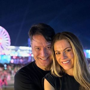 Se liga nessa foto de Jacqueline Brazil e Luiz Carlos Jr. curtindo o Rock in Rio