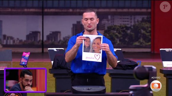 No 'BBB 25', participantes tiveram que triturar fotos de familiares dos rivais