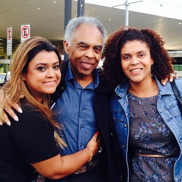 Família de Gilberto Gil: do casamento com Belina de Aguiar, cantor teve a filha Nara Gil.