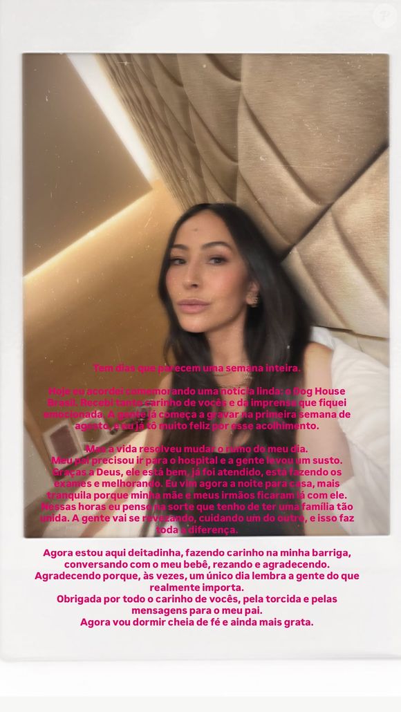 Leia o pronunciamento completo de Sabrina Sato, publicado em seus stories do Instagram
