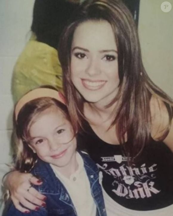 Sandy e Alice Wegmann, a Solange de 'Vale Tudo', anos atrás