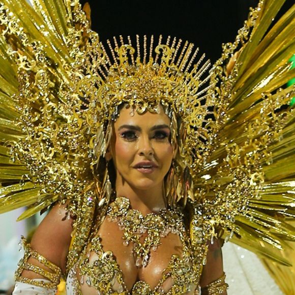 Rainha de bateria da Mocidade, Fabíola Andrade vai ser vista pelo marido Rogério Andrade, preso desde 2024: 'Vai adorar'