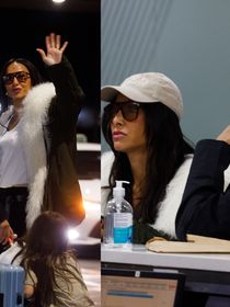Sabrina Sato elege jaqueta com plumas para viajar com Nicolas Prattes e enfrentar 4°C em novo destino do casal