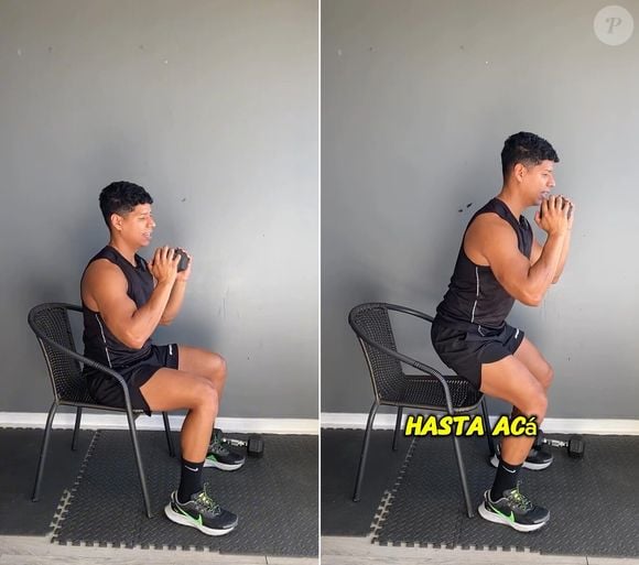 Exercício 5: Agachamento com cadeira