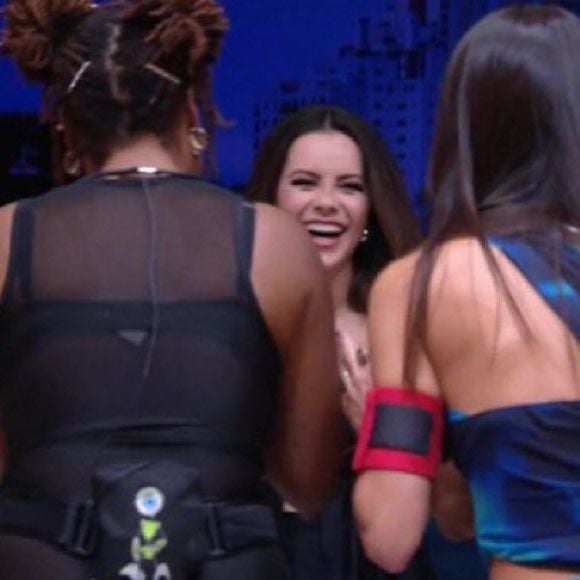 Alegria contagiante! Momento de descontração entre os participantes antes do show.