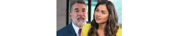 Claudia Martin é Luciana Espinoza e Eduardo Santamarina interpreta Enrique Ferrer em 'Juegos de Amor y Poder'