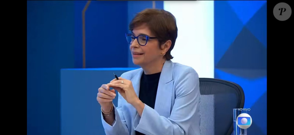 Renata Lo Prete questionou Flávio Bolsonaro sobre os valores solicitados a Daniel Vorcaro para financiar Dark Horse, filme sobre Jair Bolsonaro, durante a sabatina da Globo
