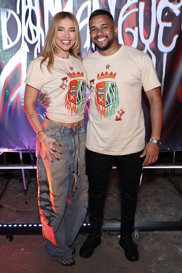 Virgínia Fonseca em evento na Grande Rio, onde será rainha de bateria, nesta quarta-feira (25)