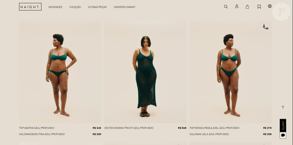 Segundo o perfil Bruna Marquezine Closet, a atriz aposta na Haight, grife brasileira que propõe moda praia atemporal e sofisticada